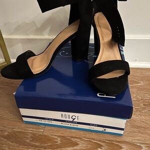 Rouge Branded Chunky Kitten Heels